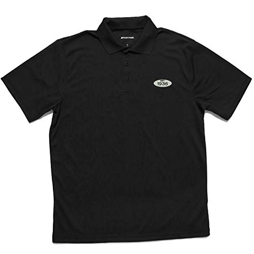 Trendy Apparel Shop Established 1936 Embroidered Polyester Collared Polo Shirt