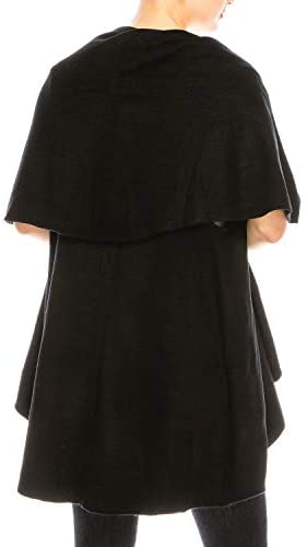 Trendy Apparel Shop Women's Multi-Use Soft Basic Cardigan Shawl Scarf Vest