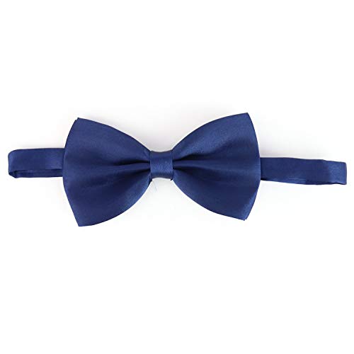 Trendy Apparel Shop Classic Adjustable Pre-Tied Formal Satin Bow Tie
