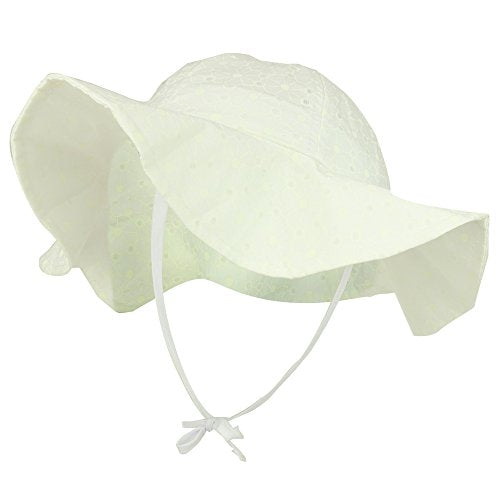 Trendy Apparel Shop Floral Pattern Printed Infant Bucket Hat with Chin Strap