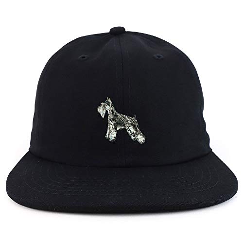 Trendy Apparel Shop Miniature Schnauzer Dog Low Profile Cotton Snapback Cap