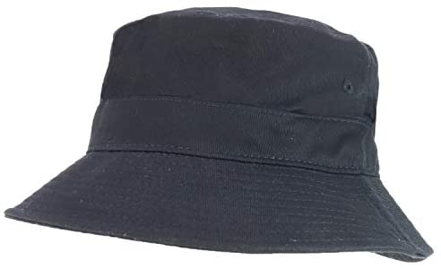 Trendy Apparel Shop Plain Cotton Denim Bucket Hat