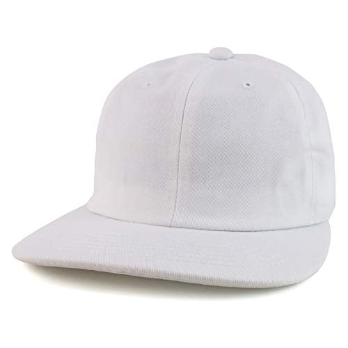 Trendy Apparel Shop Plain Casual Solid Color Low Profile Cotton Snapback Cap