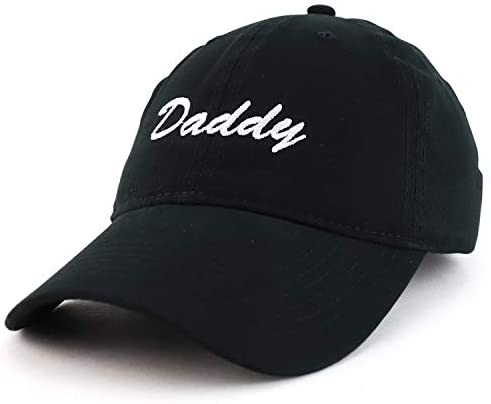 Trendy Apparel Shop Daddy Script Font Embroidered Low Profile Soft Cotton Baseball Cap