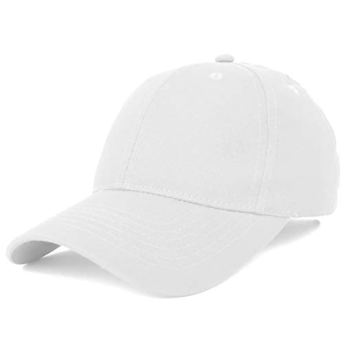 Trendy Apparel Shop Small Fit Plain Cotton Twill Kid's Youth Size Baseball Cap