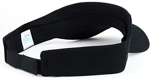 Trendy Apparel Shop XXL Oversize Solid Cotton Adjustable Sun Visor
