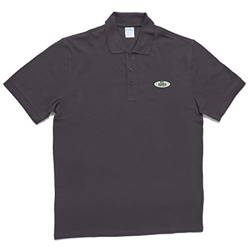 Trendy Apparel Shop Established 1951 Embroidered Double Pique Cotton Polo Shirt