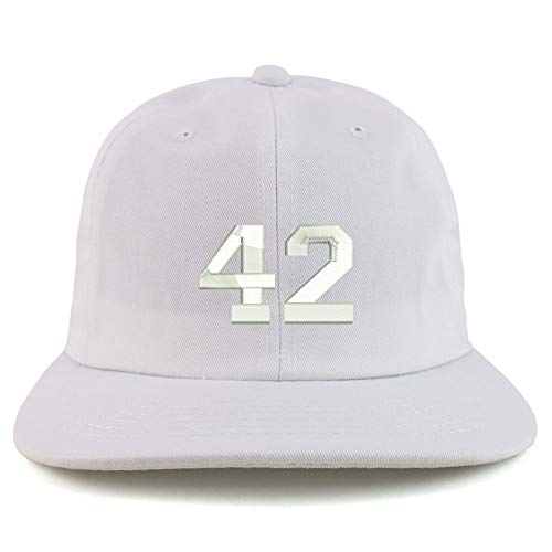 Trendy Apparel Shop Number 42 Collegiate Varsity Font Low Profile Snapback Cap