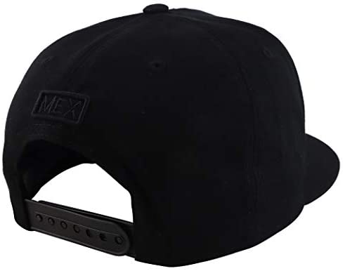 Trendy Apparel Shop Mexico Flag Eagle Embroidered 5 Panel Flatbill Snapback Baseball Cap