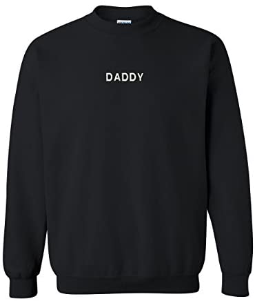 Trendy Apparel Shop Daddy Embroidered Crewneck Sweatshirt