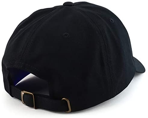 Trendy Apparel Shop Oversize XXL Plain Unstructured Soft Crown Cotton Cap
