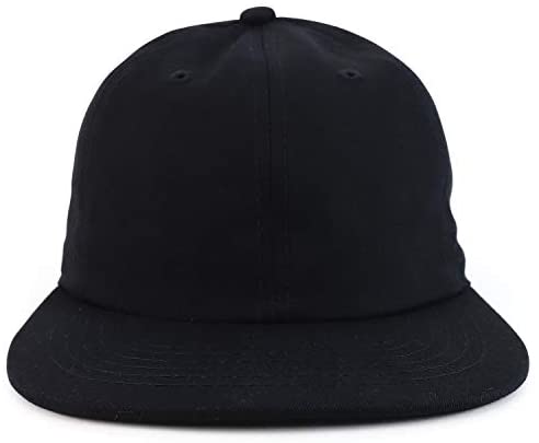 Trendy Apparel Shop Plain Casual Solid Color Low Profile Cotton Snapback Cap