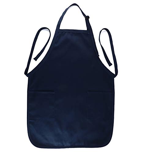 Trendy Apparel Shop Full Length Apron with Pockets