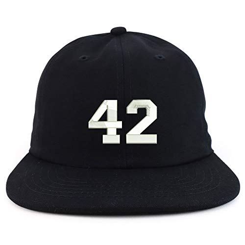 Trendy Apparel Shop Number 42 Collegiate Varsity Font Low Profile Snapback Cap