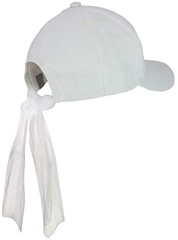 Trendy Apparel Shop Wedding Party Bride Themed Baseball Cap with Veil