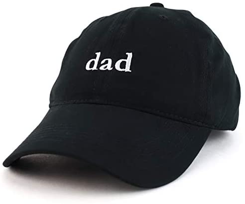 Trendy Apparel Shop Dad Embroidered Soft Low Profile Cotton Cap Dad Hat