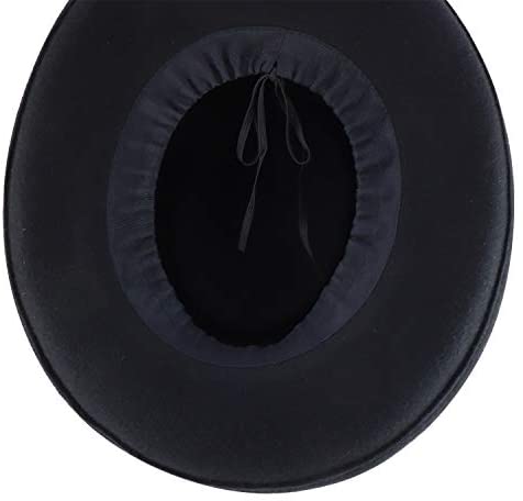 Trendy Apparel Shop 3" Brim Wool Felt Upturn Brim Gambler Hat