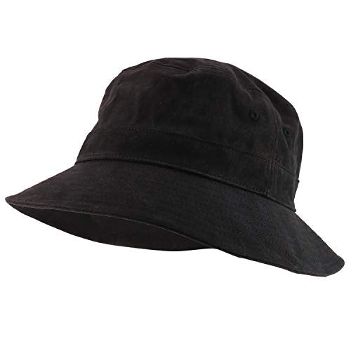 Trendy Apparel Shop XXL - XXXL Oversize Pigment Dyed Cotton Bucket Hat