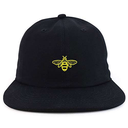 Trendy Apparel Shop Bee Embroidered Embroidered Low Profile Snapback Cap