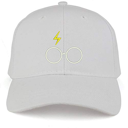 Trendy Apparel Shop Harry Glasses Embroidered Youth Size Kids Structured Baseball Cap