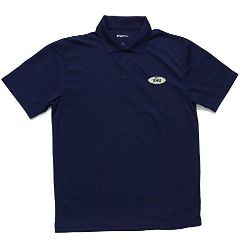 Trendy Apparel Shop Established 1981 Embroidered Polyester Collared Polo Shirt