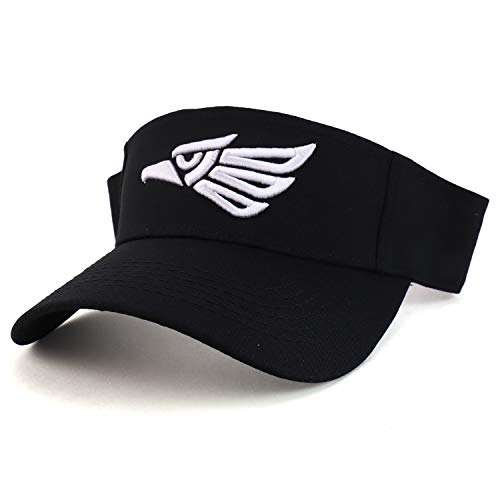 Trendy Apparel Shop Hecho En Mexico Eagle Embroidered Polyester Summer Visor Hat