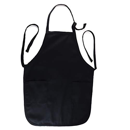 Trendy Apparel Shop Full Length Apron with Pockets