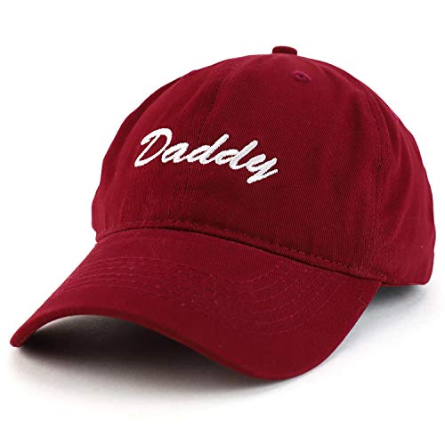 Trendy Apparel Shop Daddy Script Font Embroidered Low Profile Soft Cotton Baseball Cap