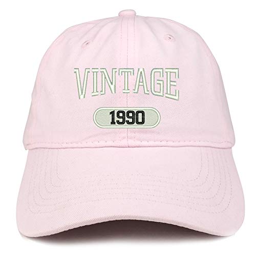 Trendy Apparel Shop Vintage 1990 Embroidered 31st Birthday Relaxed Fitting Cotton Cap
