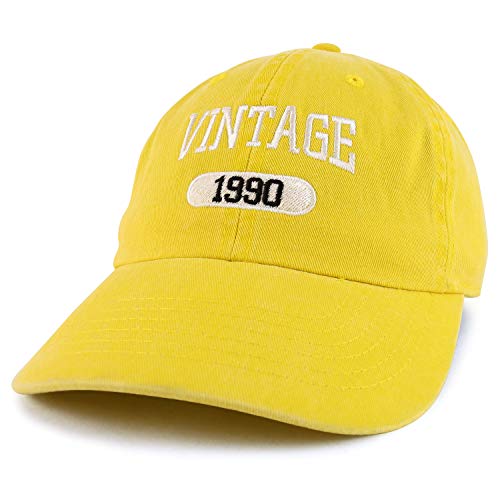 Trendy Apparel Shop 30th Birthday Vintage 1991 Washed Cotton Adjustable Cap