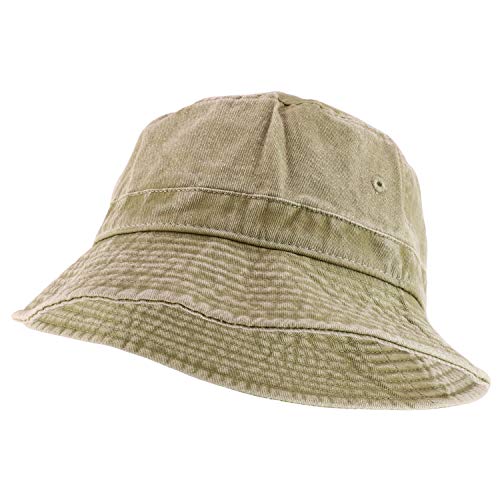 Trendy Apparel Shop 100% Cotton Pigment Dyed Washed Bucket Hat