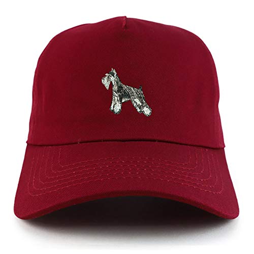 Trendy Apparel Shop Miniature Schnauzer Dog Unstructured 5 Panel Baseball Cap