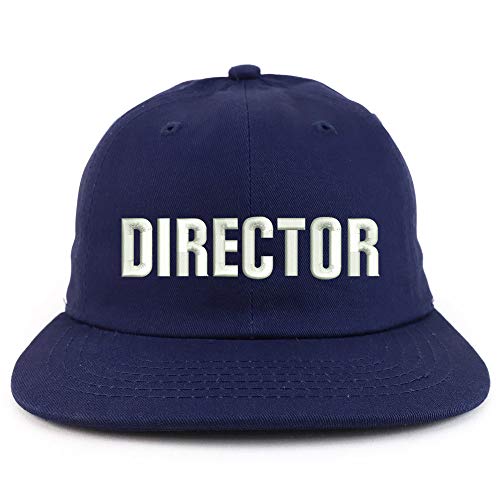 Trendy Apparel Shop Director Embroidered Embroidered Low Profile Snapback Cap