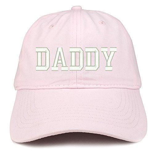 Trendy Apparel Shop Daddy Collegiate Font Embroidered Brushed Cotton Cap