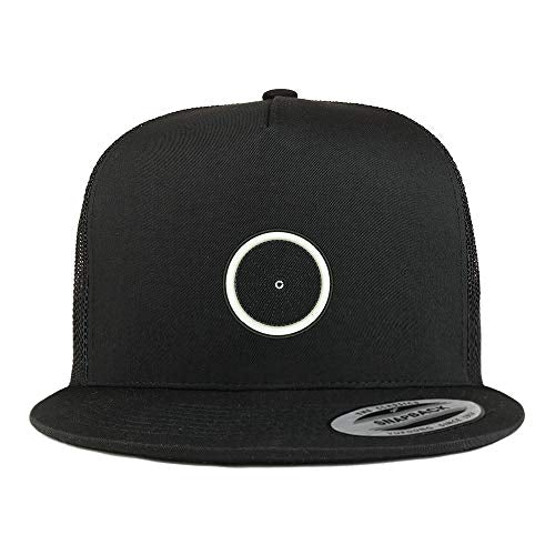 Trendy Apparel Shop Bicycle Wheel Embroidered 5 Panel Flatbill Mesh Cap