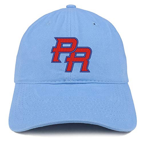 Trendy Apparel Shop Puerto Rico PR Embroidered Soft Crown 100% Brushed Cotton Cap