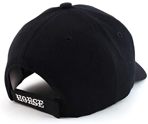 Trendy Apparel Shop Horse Box Embroidered Structured Baseball Cap