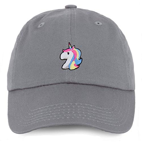 Trendy Apparel Shop Unicorn Patch Youth Small Fit Unstructured Cotton Baseball Cap