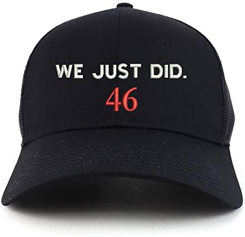 Trendy Apparel Shop We Just Did 46 President 2020 Celebration Trucker Ball Cap