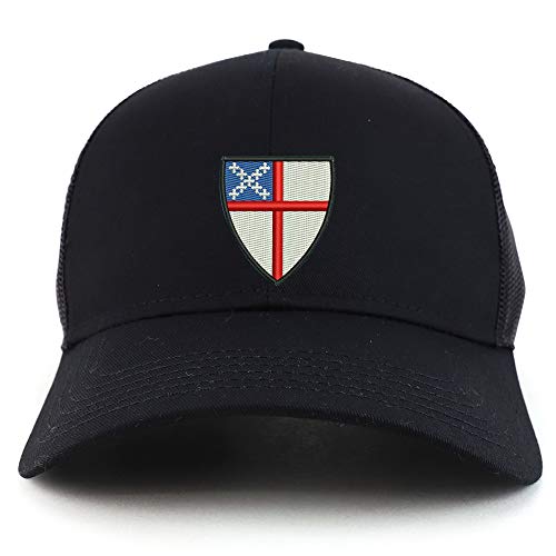 Trendy Apparel Shop Episcopal Shield Structured High Profile Trucker Cap