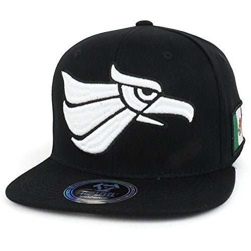 Trendy Apparel Shop Hecho En Mexico 3D Embroidered Flatbill Cotton Snapback Cap