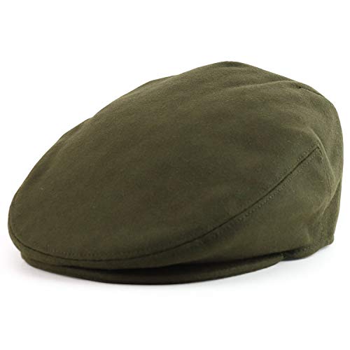 Trendy Apparel Shop Men's Wool Blend Adjustable 3 Button Snapback Ivy Hat