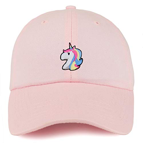 Trendy Apparel Shop Unicorn Patch Youth Small Fit Unstructured Cotton Baseball Cap