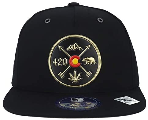 Trendy Apparel Shop Colorado State Weed High Frequency Patch Cotton Snapback Cap