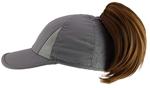 Trendy Apparel Shop Women's Lightweight Meshed Ponytail Baseball Cap