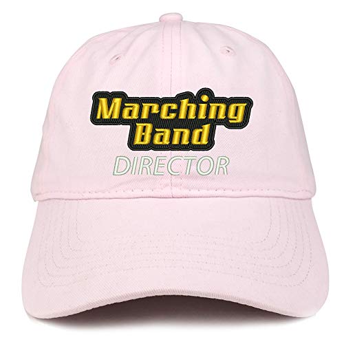 Trendy Apparel Shop Marching Band Director Embroidered Soft Crown 100% Brushed Cotton Cap