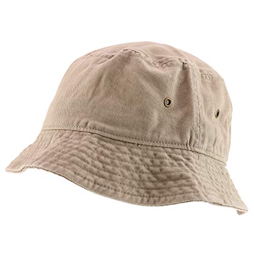 Trendy Apparel Shop Cotton Stone Washed Youth Bucket Hat