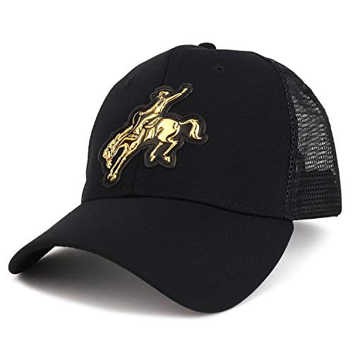 Trendy Apparel Shop High Frequency Rodeo Structured Trucker Mesh Baseball Cap