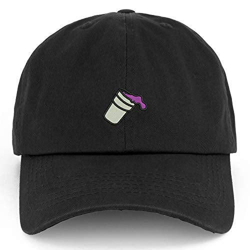 Trendy Apparel Shop XXL Double Cup Morning Coffee Embroidered Unstructured Cotton Cap