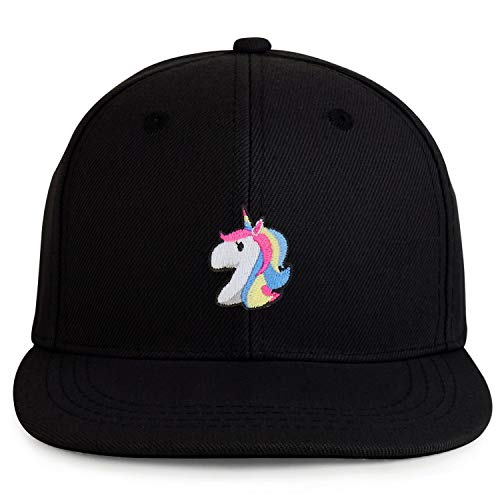 Trendy Apparel Shop Unicorn Patch Structured Infant Flatbill Snapback Cap